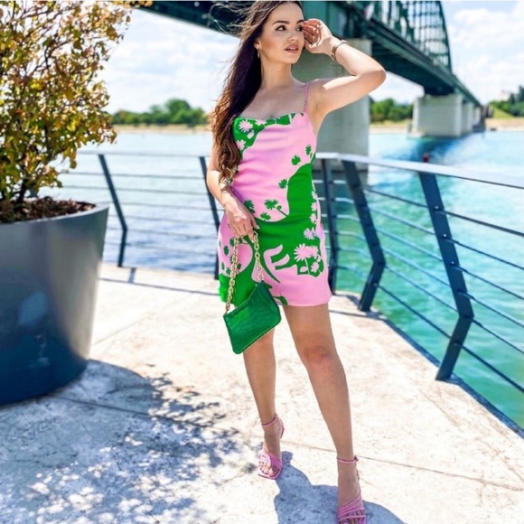 NWT ZARA Satin Effect Dress S Blogger’s Favorite - Picture 2 of 8